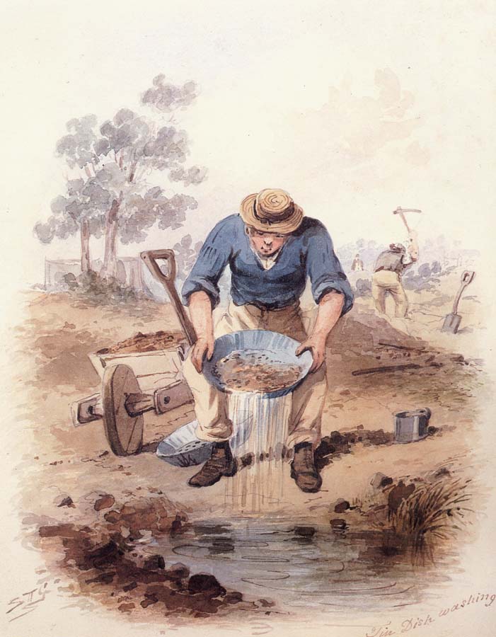 Samuel Thomas Gill Tin Dish washing